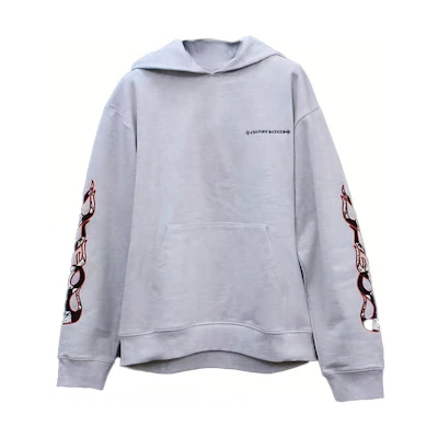 Chrome Hearts Matty Boy Cartoon Hoodie Unisex Grey CH-475