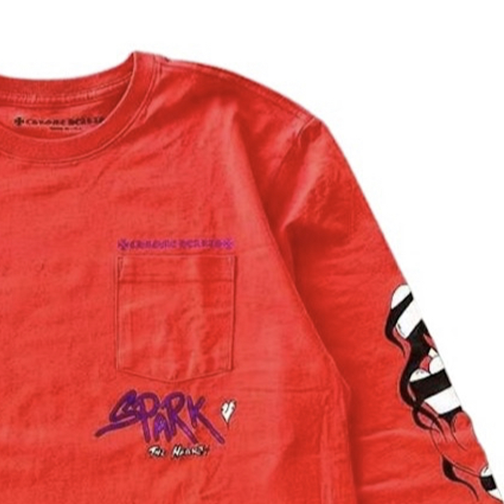 Purchase Chrome Hearts x Matty Boy 涂鸦心长袖红色圆领毛衣 CH-034023361