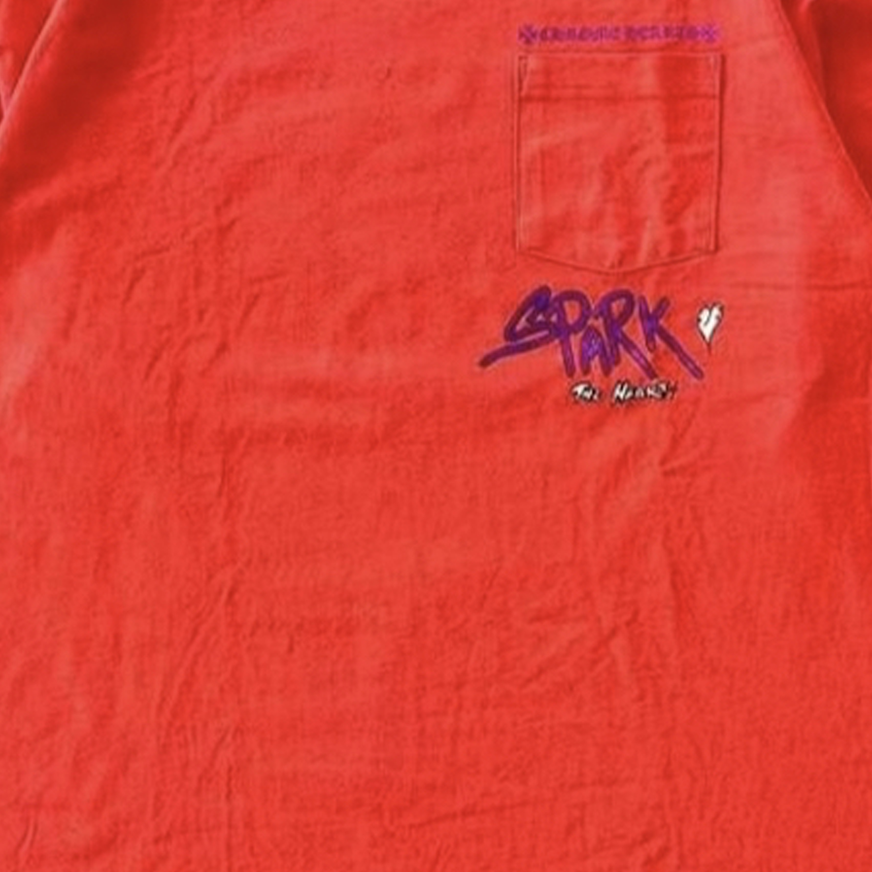 Sizing Chrome Hearts x Matty Boy 涂鸦心长袖红色圆领毛衣 CH-034023361