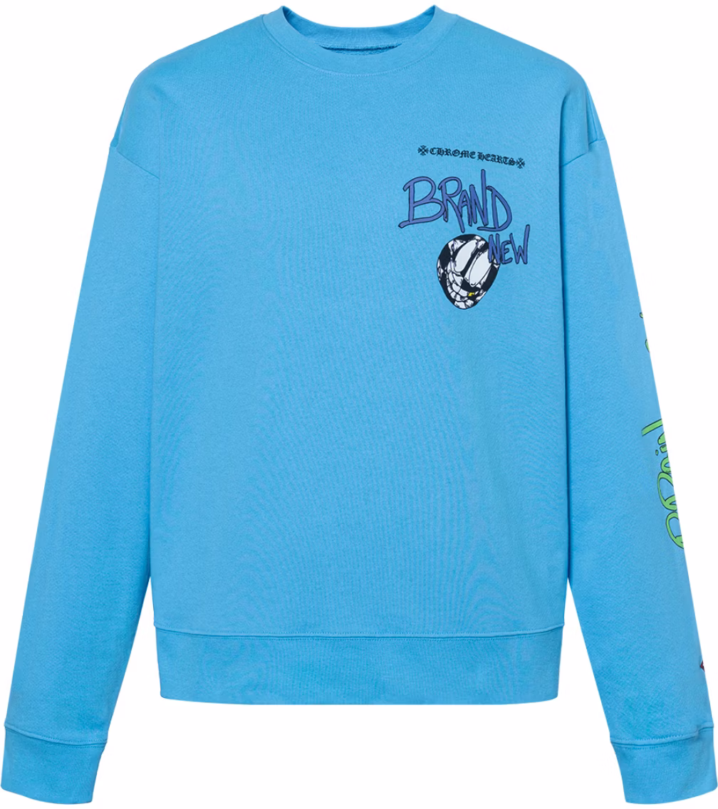 chrome-hearts-x-matty-boy-ss-24-blue-letter-print-unisex-crewneck-long-sleeve-ch-2024-0418