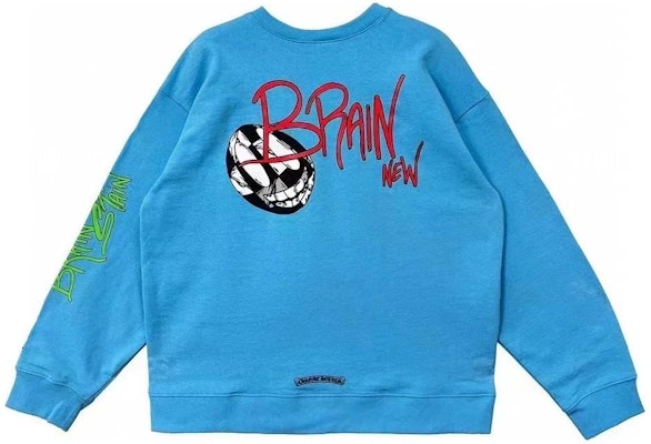 Chrome Hearts x Matty Boy SS24 Crewneck Lengan Panjang Unisex Biru. CH-2024-0418 Lookbook Chrome Hearts x Matty Boy SS24 Crewneck Lengan Panjang Unisex Biru. CH-2024-0418