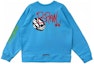 Lookbook Chrome Hearts x Matty Boy SS24 Crewneck Lengan Panjang Unisex Biru. CH-2024-0418