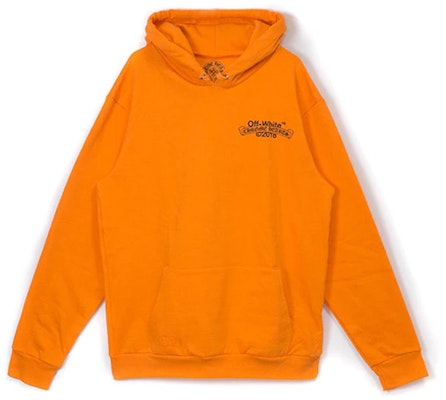 Chrome Hearts x Off-White Logo Print Hoodie Orange Jaket Hoodie. CH-099 Lookbook Chrome Hearts x Off-White Logo Print Hoodie Orange Jaket Hoodie. CH-099