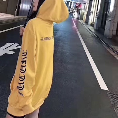 Chrome Hearts Hoodie Kuning Sanskrit Floral Unisex. 021-098691 Shop Chrome Hearts Hoodie Kuning Sanskrit Floral Unisex. 021-098691