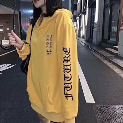 Chrome Hearts Hoodie Kuning Sanskrit Floral Unisex. 021-098691 Purchase Chrome Hearts Hoodie Kuning Sanskrit Floral Unisex. 021-098691