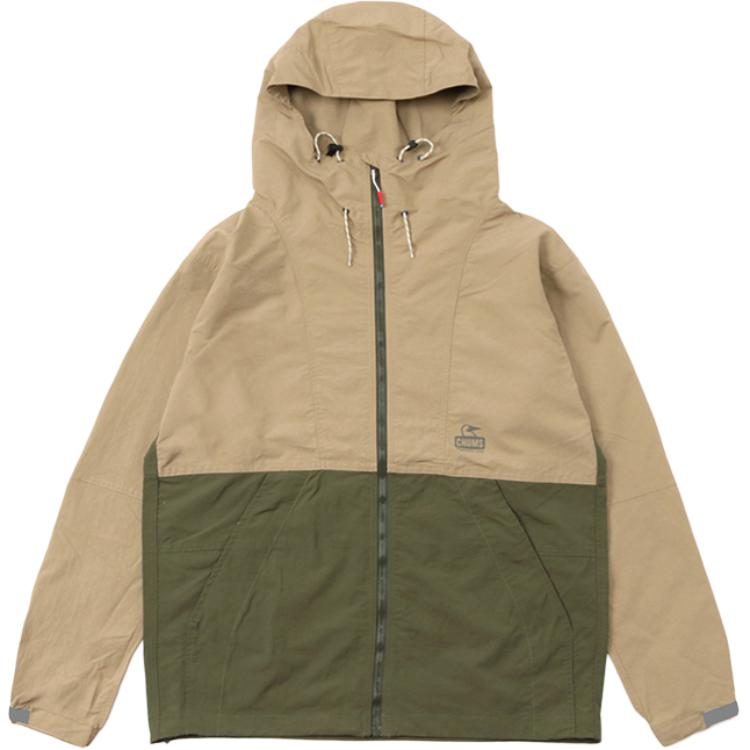 CHUMS Casual Unisex Hooded Jacket Beige Comfort Wear CH04-1322-B049