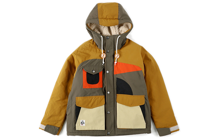 CHUMS Colorblock Casual Loose Fit Hooded Jacket CH04-1275