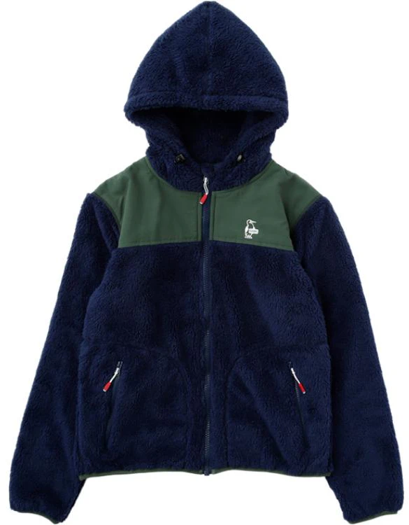 chums-colorblock-fleece-hoodie-jacket-unisex-blue-green-stripes-ch-04-1245-n065