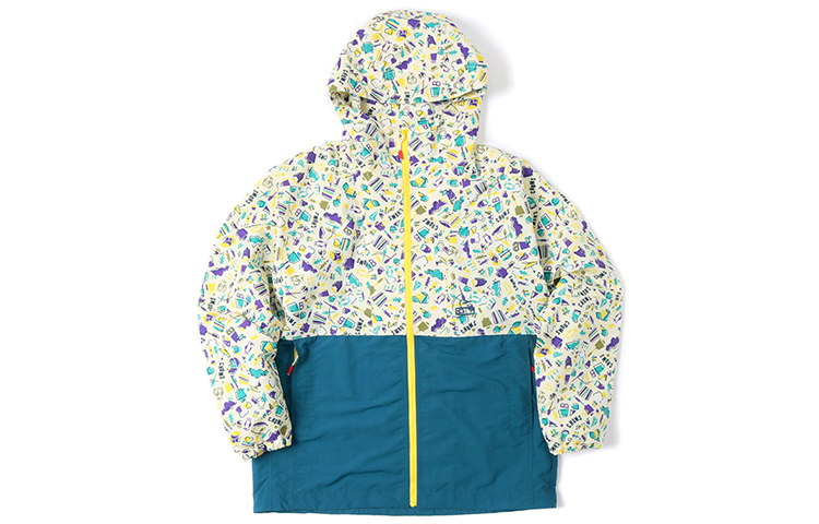 CHUMS Colorblock Lightweight Hooded Jacket for Men CH04-1258