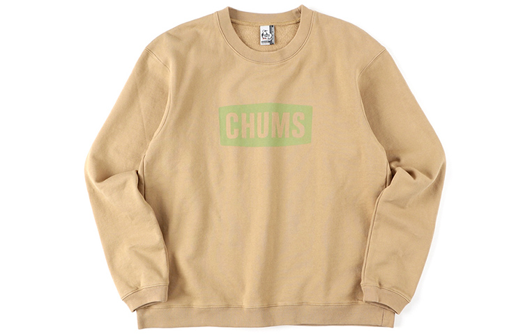 CHUMS Colorblock Printed Crewneck Fleece Sweatshirt Winter CH00-1321