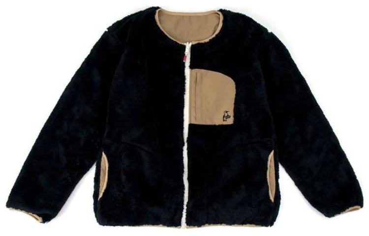 chums-fw-23-black-solid-zip-up-long-sleeve-pocket-jacket-ch-04-1287