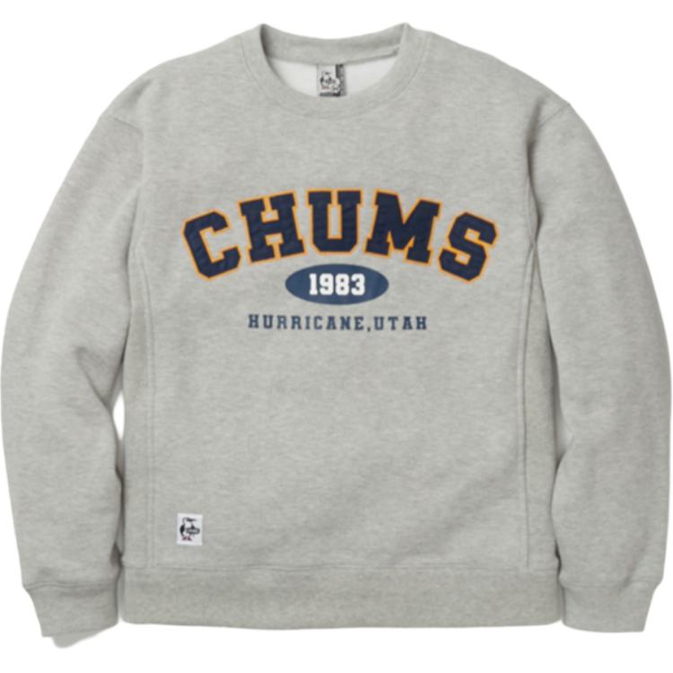 CHUMS Grey Unisex Comfortable Casual Crewneck Sweatshirt. CH00-1395-G005