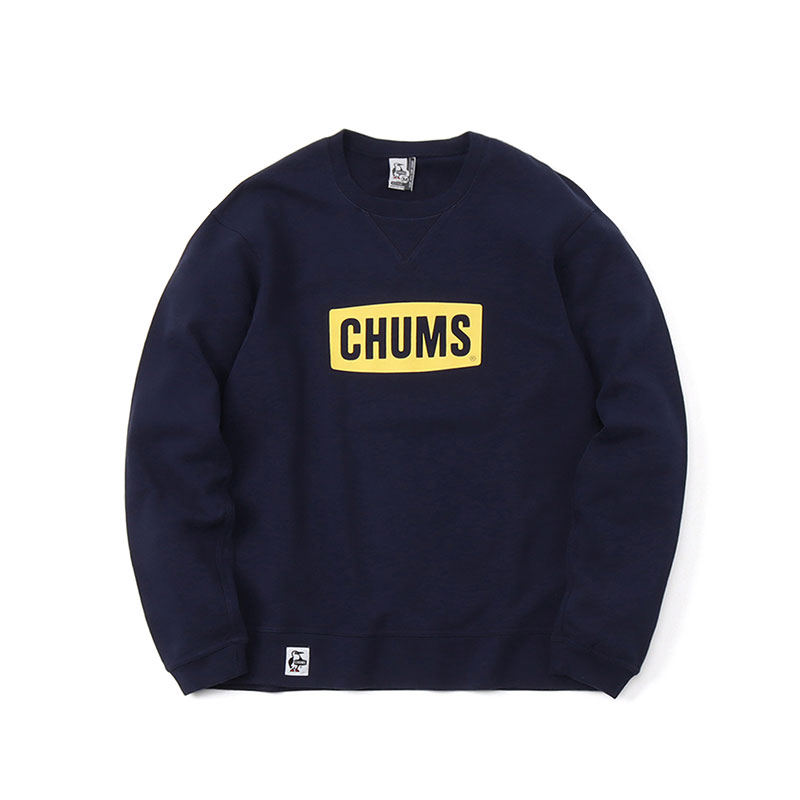 CHUMS Japanese Crewneck Casual Sweatshirt Unisex Navy Blue CH00-1327-N015