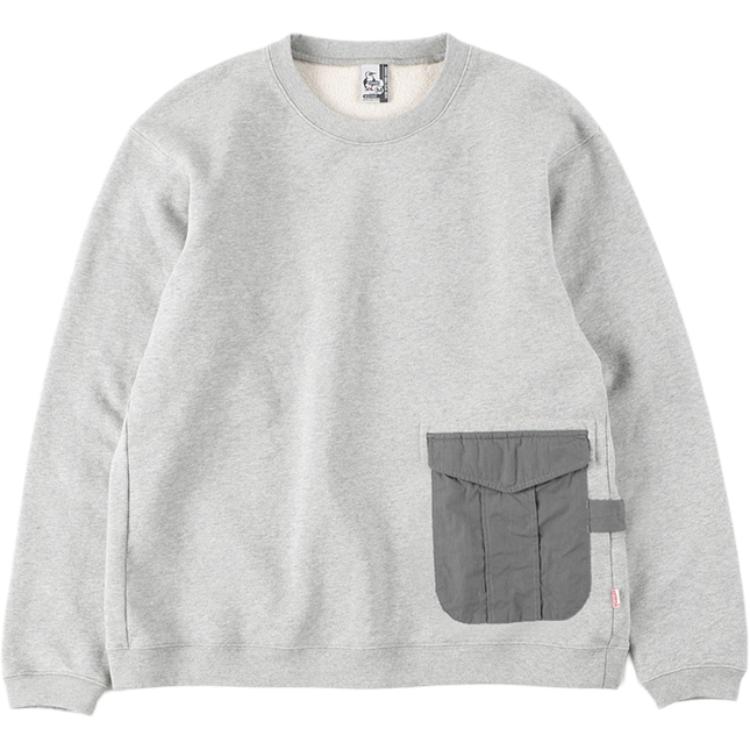 CHUMS Japanese Outdoor Comfort Long Sleeve Sweatshirt Grey CH00-1319-G005