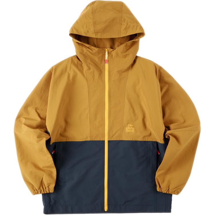 CHUMS Outdoor Casual Hooded Jacket Brown/Navy Unisex. CH04-1258-B054