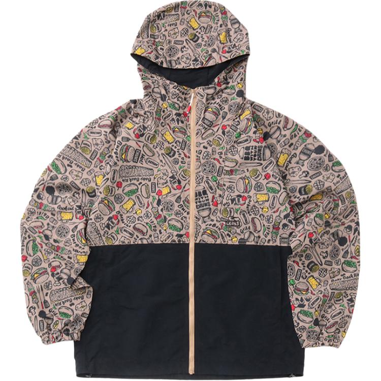 CHUMS Outdoor Casual Hoodie Jacket Unisex Booby BBQ Print. CH04-1258-Z214