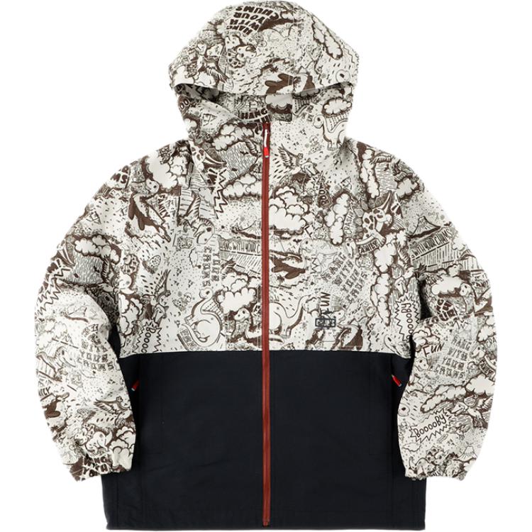 CHUMS Outdoor Casual Hoodie Jacket Unisex with Colorful Print. CH04-1258-Z204