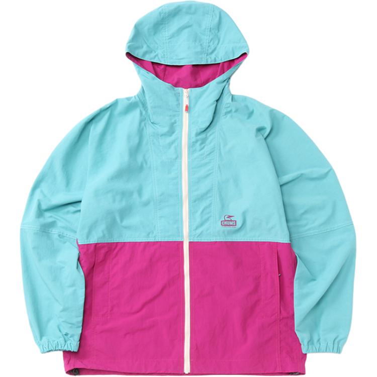 CHUMS Outdoor Casual Unisex Hooded Jacket Blue/Pink CH04-1258-A080