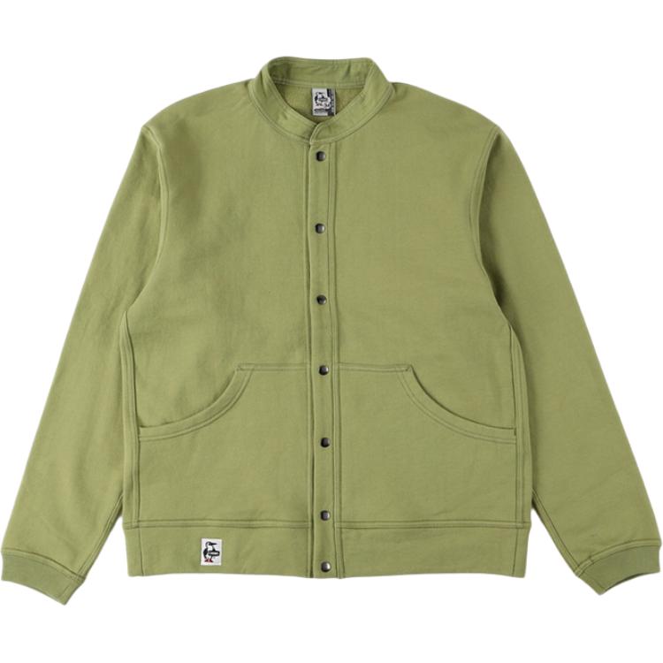 CHUMS Outdoor Casual Unisex Long-Sleeve Sweatshirt - Moss Green CH00-1298-M083