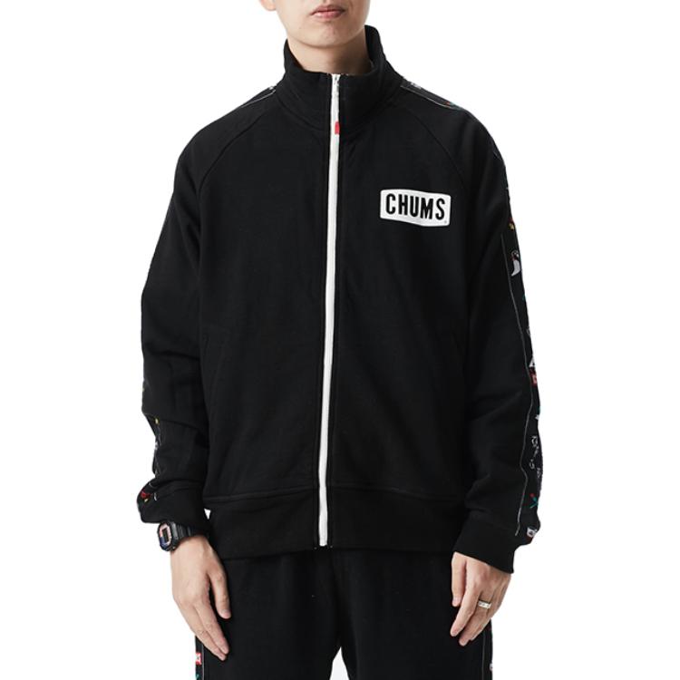 CHUMS Outdoor Casual Zip-Up Jacket Unisex BLACK CH00-1171