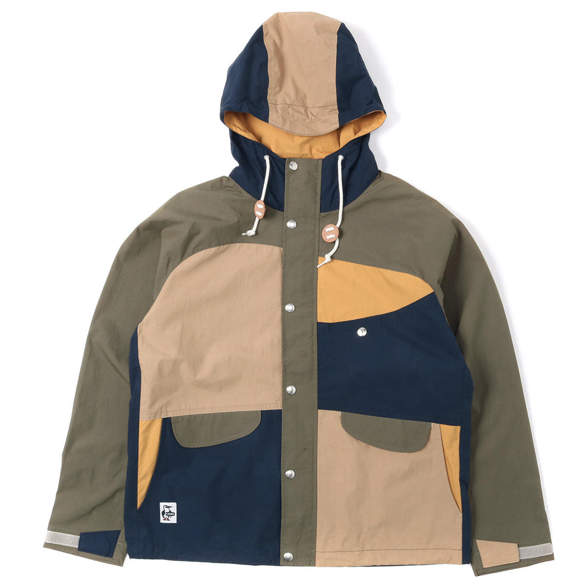 CHUMS Outdoor Lightweight Colorblock Hoodie Jacket Unisex Casual Wear CH04-1260