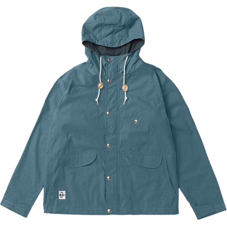 CHUMS Outdoor Sports Unisex Blue Hooded Casual Jacket. CH04-1260-A082