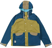 CHUMS Outdoor Sports Unisex Hooded Jacket - Blue Colorblock Design CH04-1260-C078 CHUMS Outdoor Sports Unisex Hooded Jacket - Blue Colorblock Design CH04-1260-C078