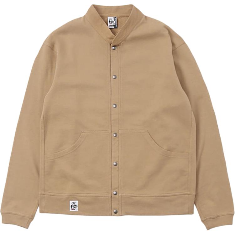 CHUMS Outdoor Unisex Beige Comfortable Solid Long Sleeve Sweatshirt CH00-1325-B001