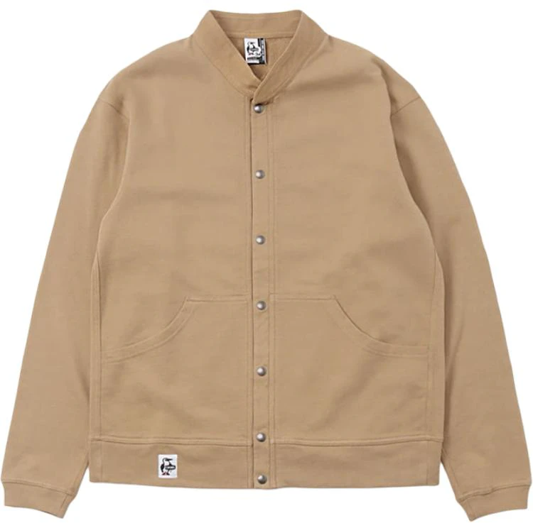 chums-outdoor-unisex-beige-comfortable-solid-long-sleeve-sweatshirt-ch-00-1325-b001