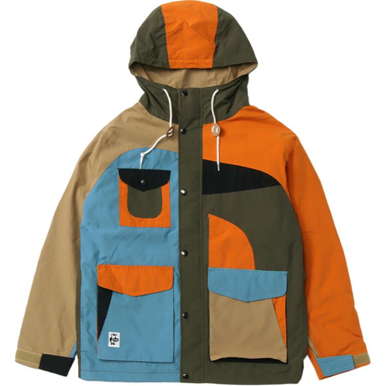 CHUMS Oversized Comfortable Hoodie Jacket Unisex - Floral Pattern. CH04-1320-C004