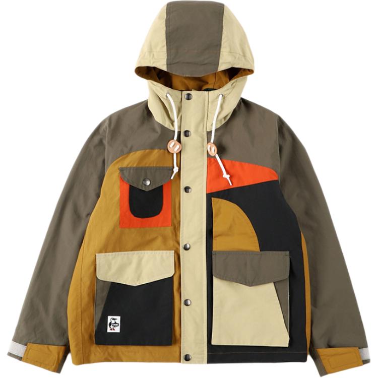 CHUMS Oversized Pocket Hoodie Jacket Unisex Colorful Printed Design CH04-1320-C074