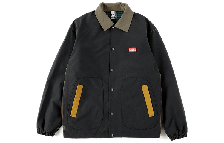 CHUMS Solid Color Single-Breasted Loose Fit Jacket CH04-1276