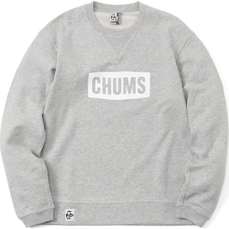 CHUMS Unisex Comfortable Breathable Gray Sweatshirt Crewneck Casual. CH00-1327-G016