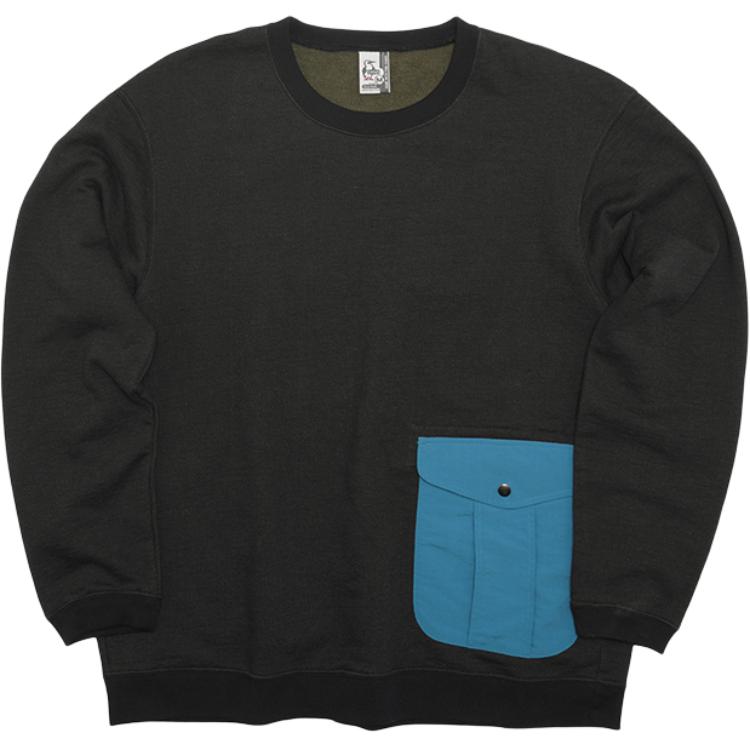 CHUMS Unisex Fleece-Lined Casual Crewneck Sweatshirt CH00-1346_0LCOOA