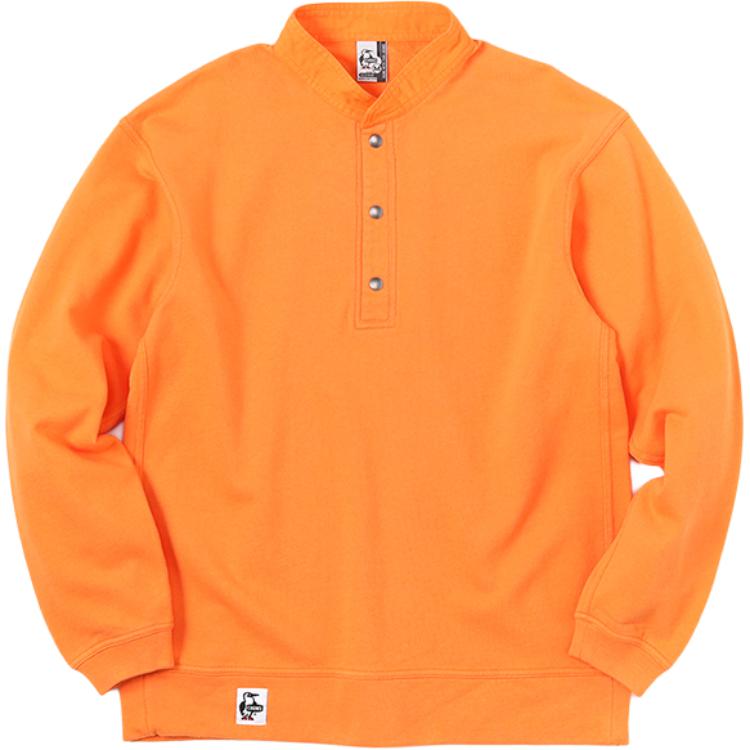 CHUMS Unisex Japanese Casual Outdoor Sports Sweatshirt Orange. CH00-1441-D001