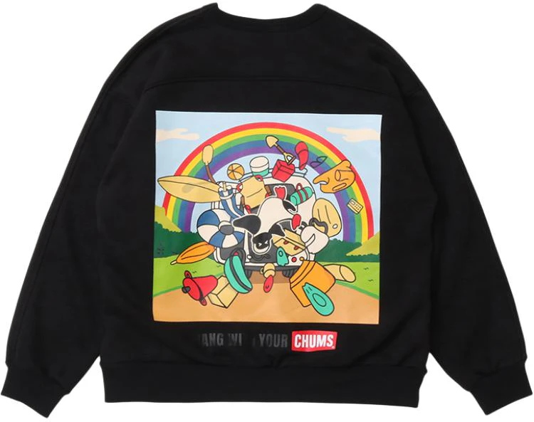 chums-vintage-crewneck-graphic-fleece-sweatshirt-unisex-black-ch-00-1355-k001