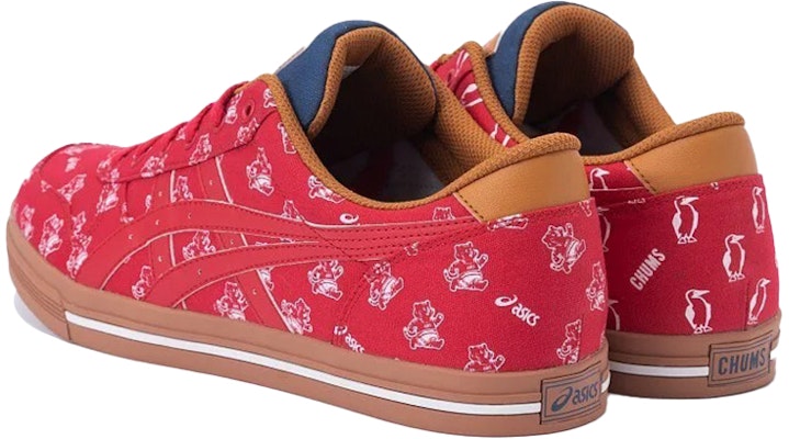 CHUMS x Asics Aaron 休閒 低筒 板鞋 男女款 紅白 Shop CHUMS x Asics Aaron 休閒 低筒 板鞋 男女款 紅白