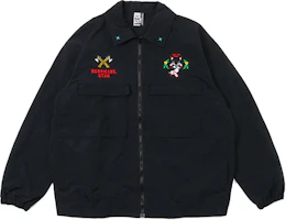 CHUMS x BSC Embroidered Graphic Print Work Jacket - Unisex Couple Design. CH04-1308 CHUMS x BSC Embroidered Graphic Print Work Jacket - Unisex Couple Design. CH04-1308