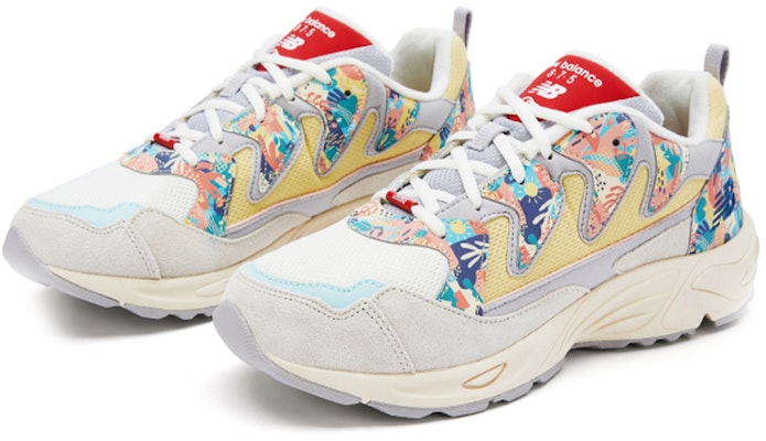 CHUMS x New Balance 拼接拼色 復古 低幫 跑步鞋 男女同款 灰黃迷彩 Order CHUMS x New Balance 拼接拼色 復古 低幫 跑步鞋 男女同款 灰黃迷彩