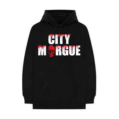City Morgue x Vlone Dogs Hoodie Black