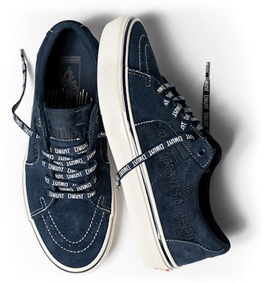Civilist x Vans SK8 LOW 回归本源新系列 聯名款 fook筆劃字母 低幫 板鞋 男女同款 藍色 Lookbook Civilist x Vans SK8 LOW 回归本源新系列 聯名款 fook筆劃字母 低幫 板鞋 男女同款 藍色