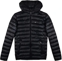 CK/Calvin Klein Black Hooded Quilted Down Jacket CM918150-BLK CK/Calvin Klein Black Hooded Quilted Down Jacket CM918150-BLK