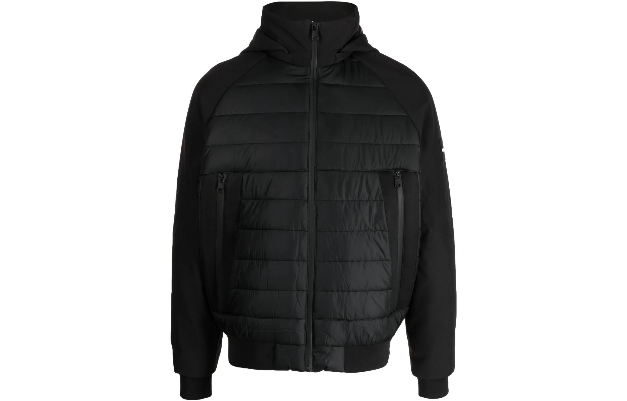 CK/Calvin Klein Black Solid Color Zip-Up Hoodie Jacket K10K110693BEH