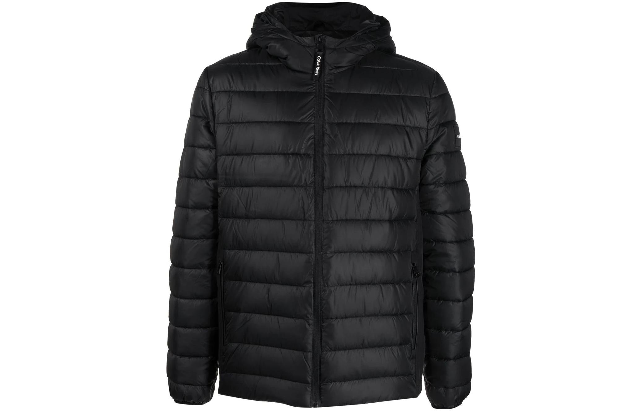 CK/Calvin Klein FW22 Quilted Hooded Puffer Jacket Black K10K109957-BEH
