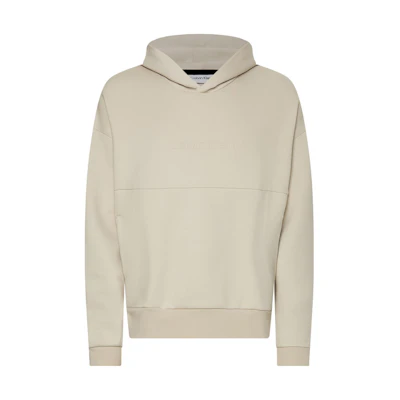 CK/Calvin Klein FW22 Solid Beige Hoodie Casual Pullover Long Sleeve Sweater K10K108058-ACE