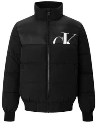 CK/Calvin Klein FW23 Casual Space Black Patchwork Print Cotton Jacket. ZM02480-BEH Order CK/Calvin Klein FW23 Casual Space Black Patchwork Print Cotton Jacket. ZM02480-BEH