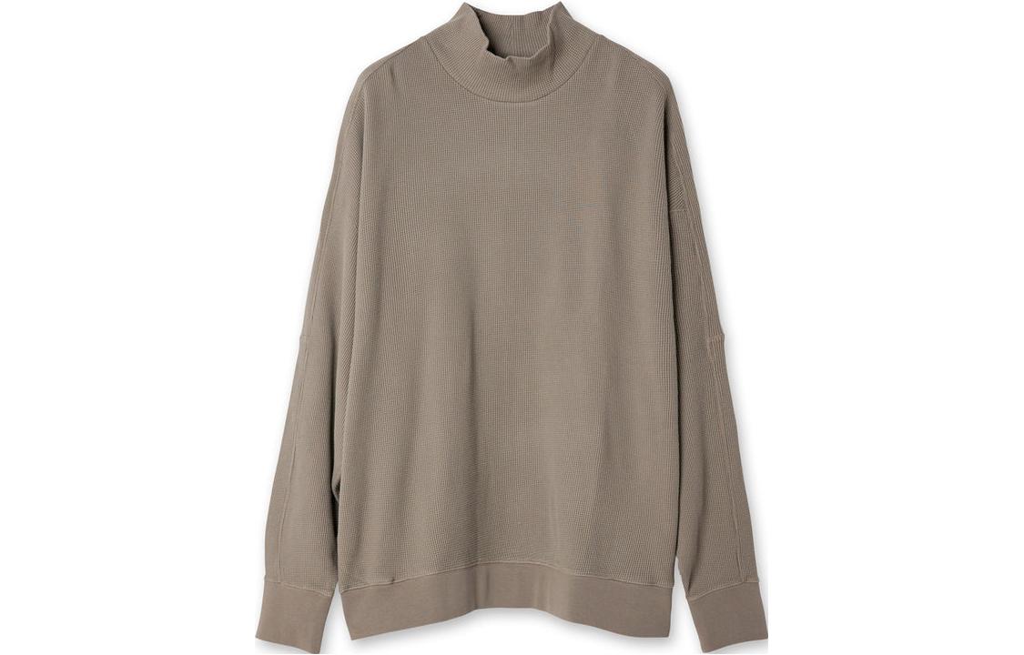 CK/Calvin Klein Gray Solid Half-Turtleneck Long-Sleeve Sweatshirt 40696STPQ0