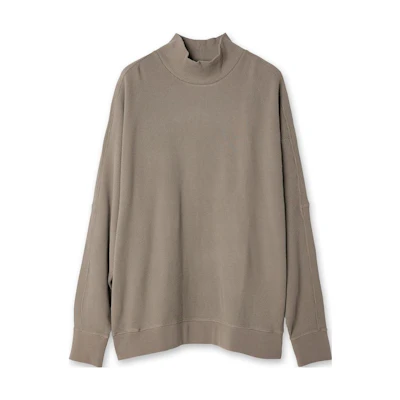 CK/Calvin Klein Gray Solid Half-Turtleneck Long-Sleeve Sweatshirt 40696STPQ0