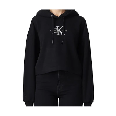 CK/Calvin Klein Jeans Unisex Pullover Hoodie Black J20J219762BEH Ck Black