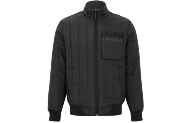 CK/Calvin Klein Minimalist Letter Full-Zip Jacket Black 4MH1O400-001